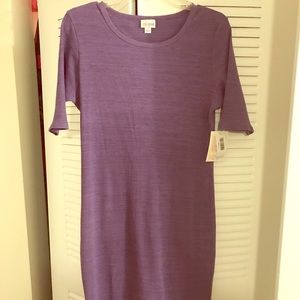 Large LulaRoe Purple Julia NWT